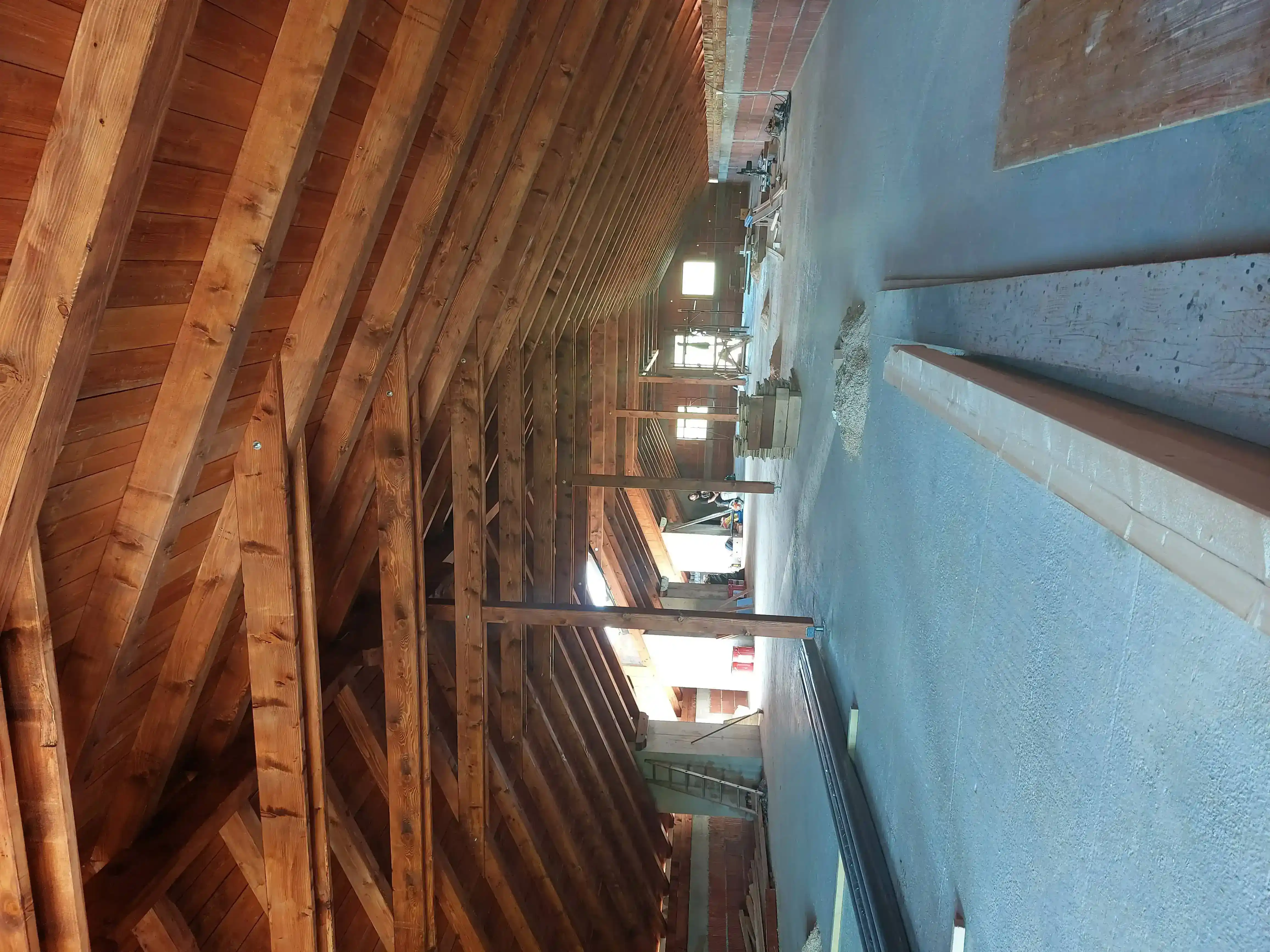 Primjer krovišta u izradi