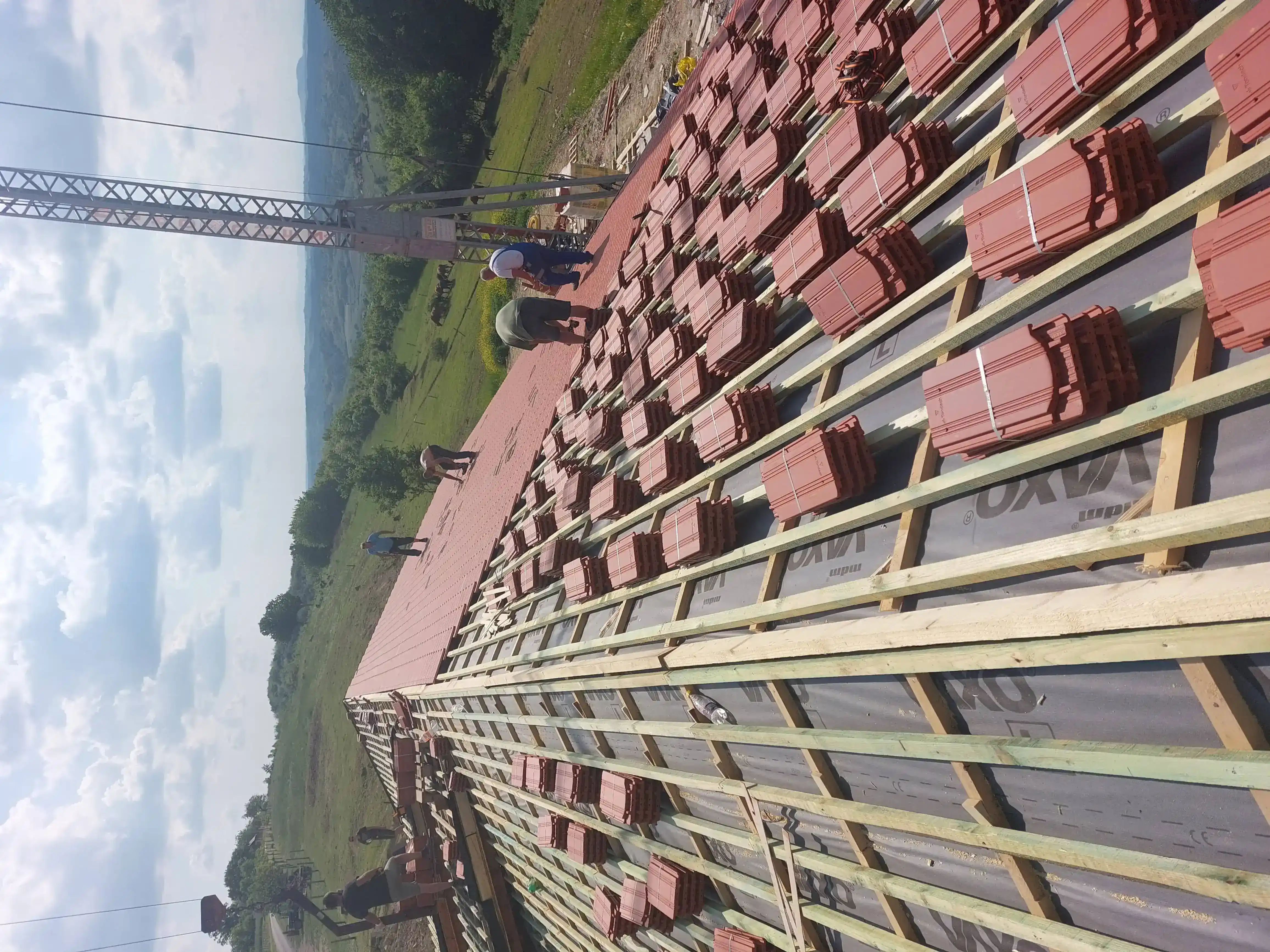 Postavljanje crijepa na krovište